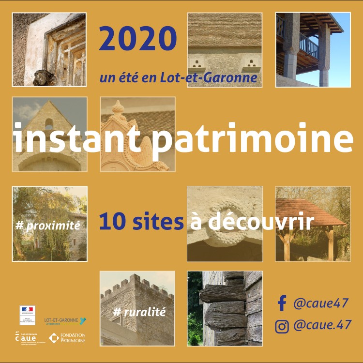 Le CAUE,  le Département de Lot-et-Garonne, les services de l’Etat (Direction régionale des Affaires culturelles) et la Fondation du patrimoine vous proposent de découvrir 10 sites restaurés dans le cadre de leur partenariat et découverts lors des