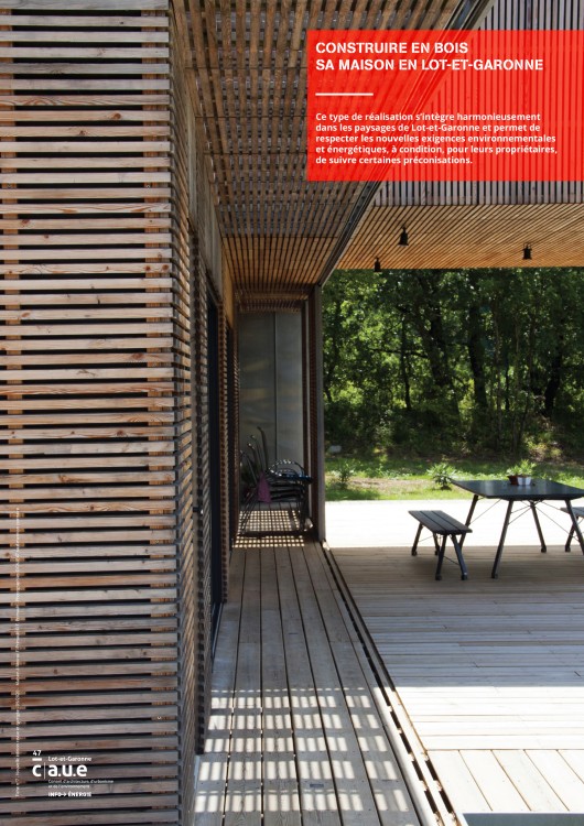 Construire en bois sa maison en Lot-et-Garonne - CAUE 47         