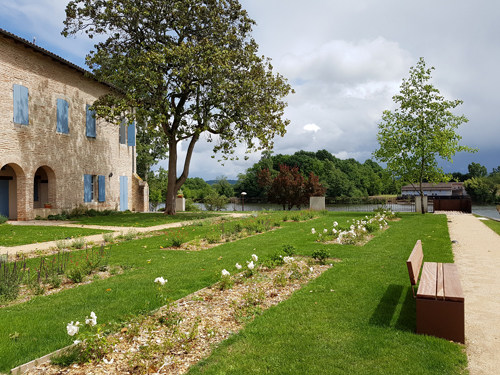 Aménagement du centre bourg de Fongrave - Atelier Palimpseste - J-P. Rouzaud, architecte-urbaniste. © CAUE47