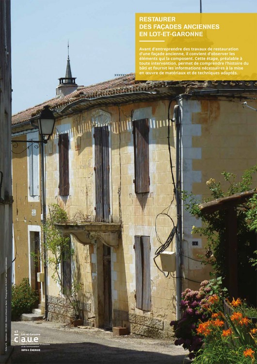 Restaurer des façades anciennes en Lot-et-Garonne