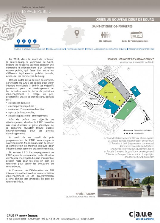 Fiche espace public  - Guide de l'élu.e CAUE 47